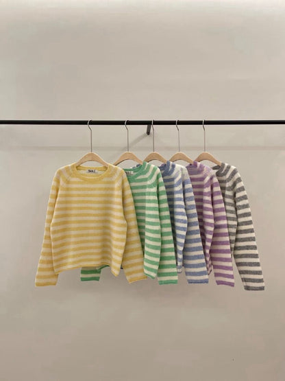 // 80%綿羊毛柔軟間條NT