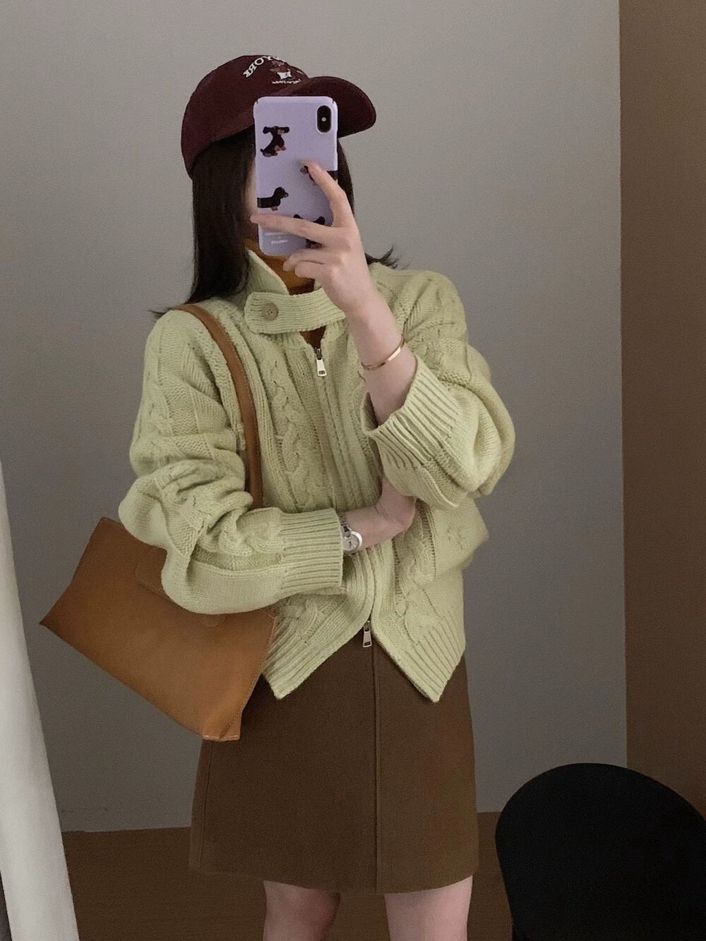 // 可立領麻花上下拉鍊CD