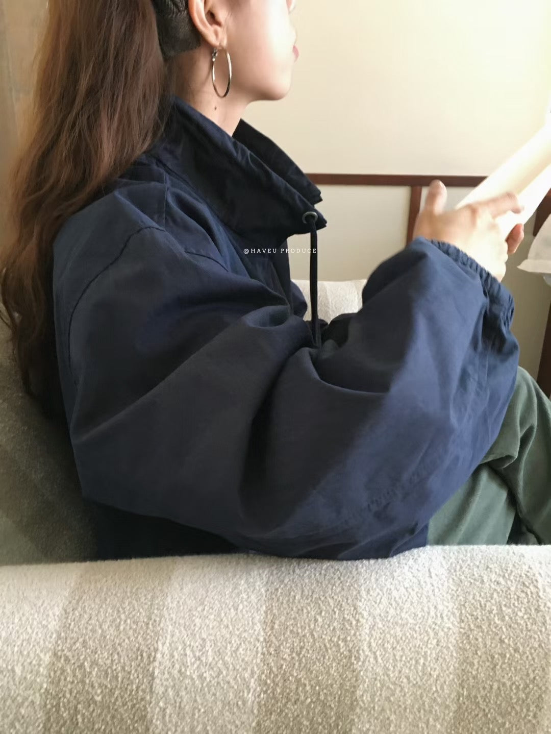 // 小個子必入短款立領口袋外套