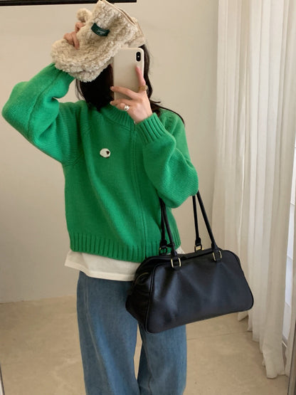 // 可愛動物刺繡上下拉鍊CD