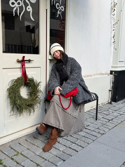 // 可雙面穿90%duck down外套(連頸巾)