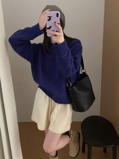 // 菱格織紋高級感圓領NT