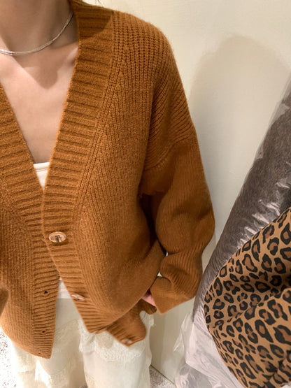 // 慵懶感中長大毛衣外套