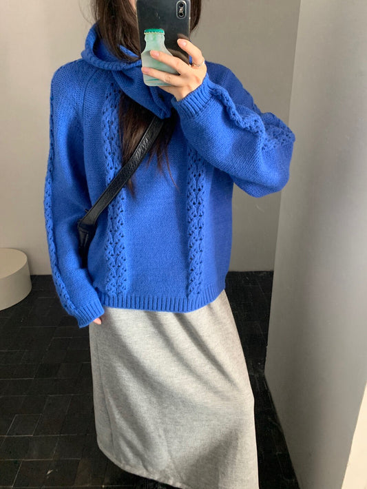 // 連可拆帽子特別織紋NT