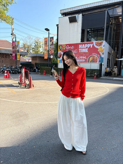 // 波浪卷卷邊直紋CD