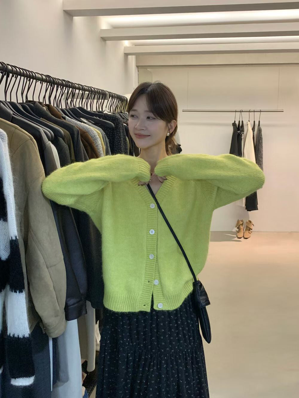 // 8%Wool慵懶感直坑紋邊CD