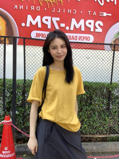 🧦 高質lyocell混麻多色TEE