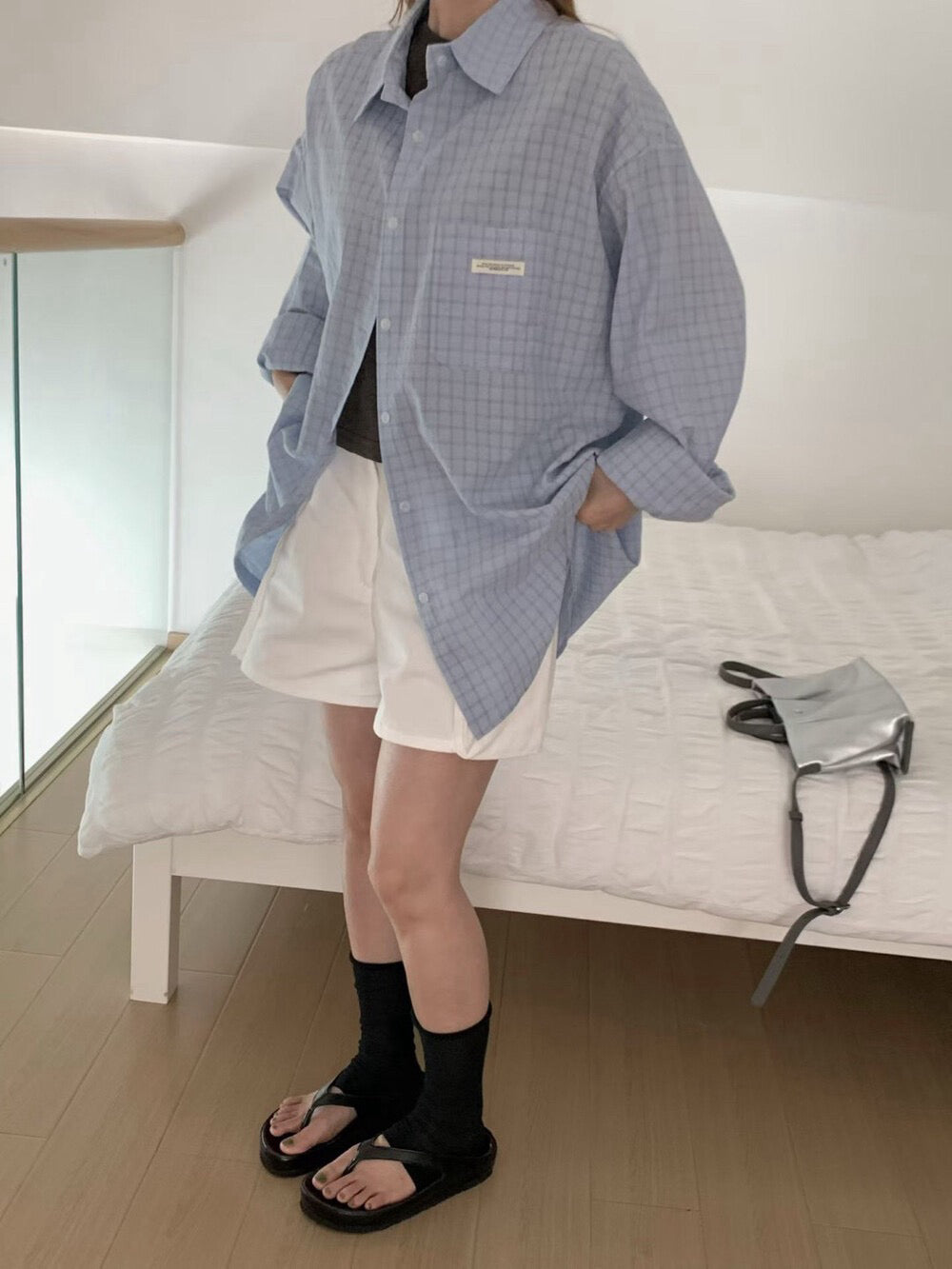 // 帥氣休閒風格仔寬鬆款SH