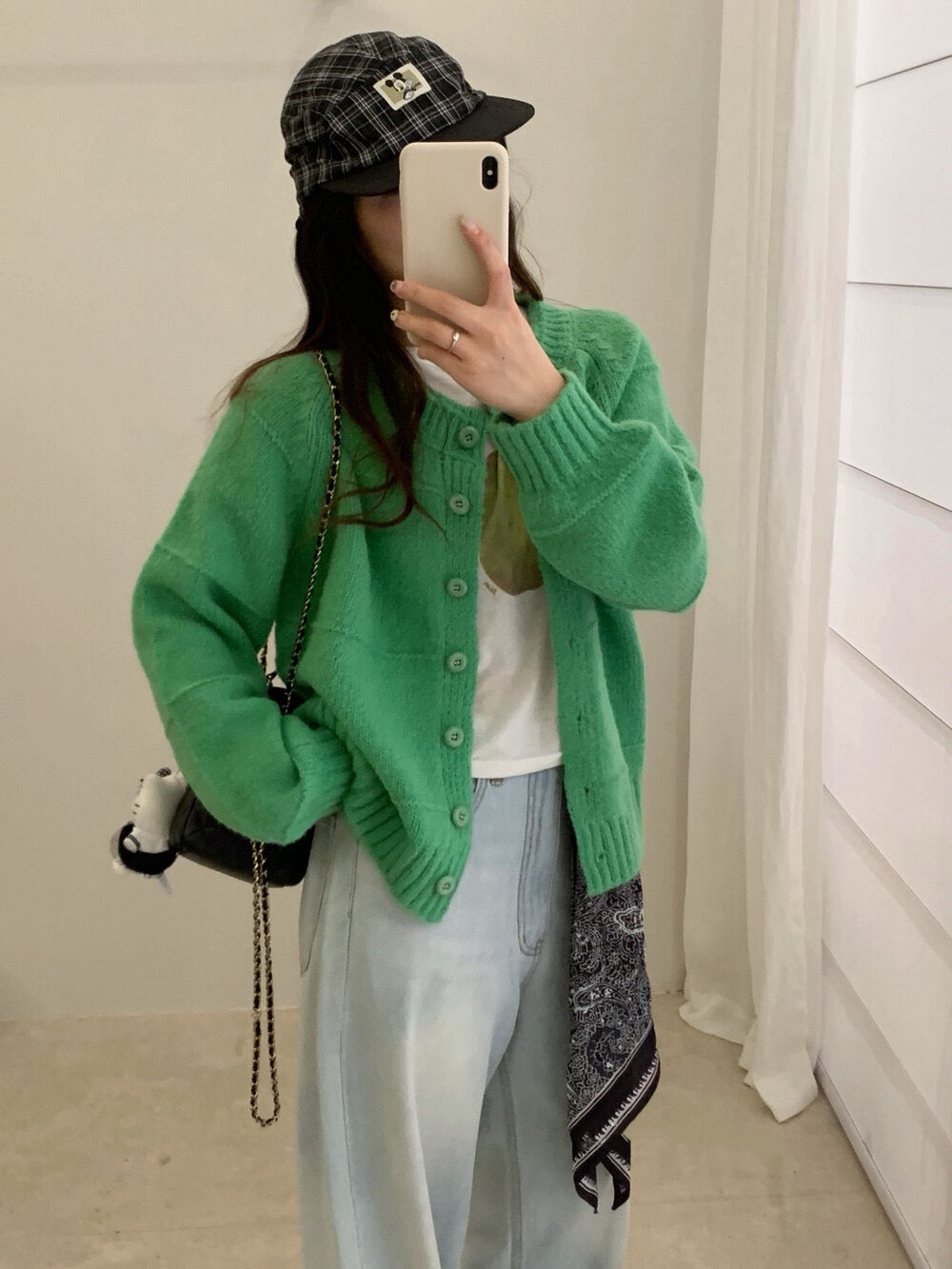 // 立體線條高飽和顏色織紋圓領CD