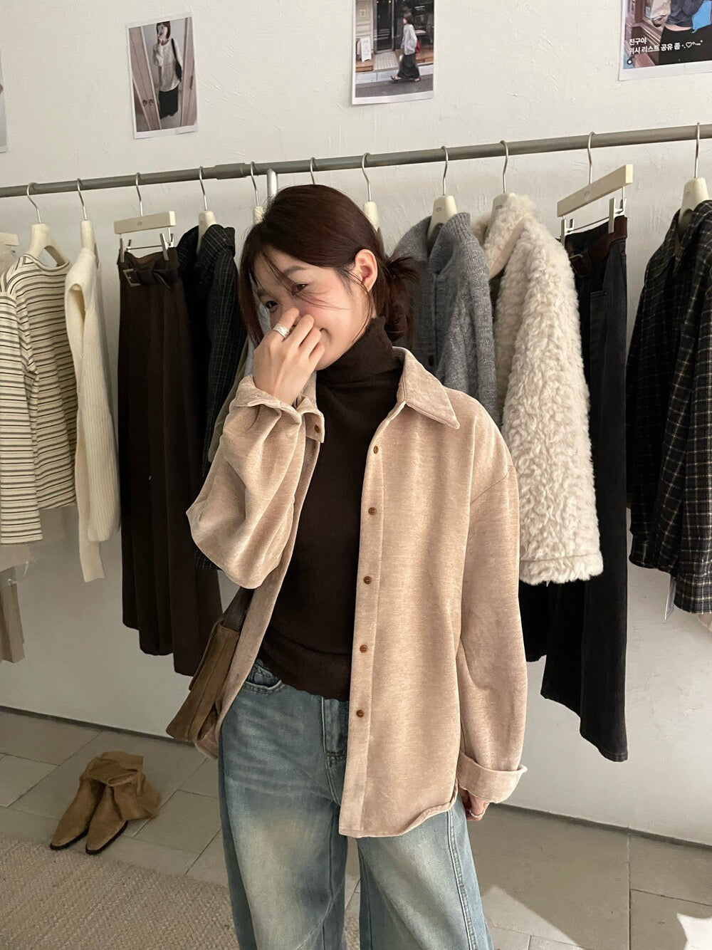 // 復古感雪尼爾絨超親膚SH