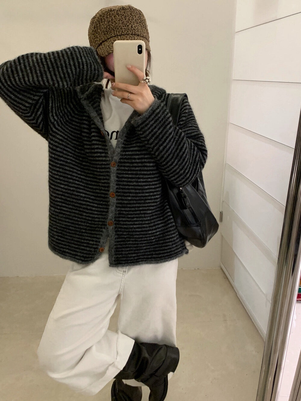 // 超軟糯包邊連帽間條CD