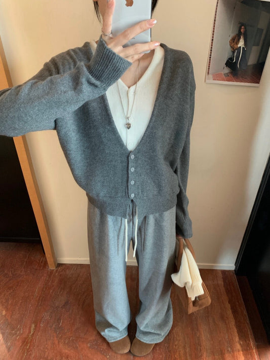 // 深V撞色假兩件開胸CD