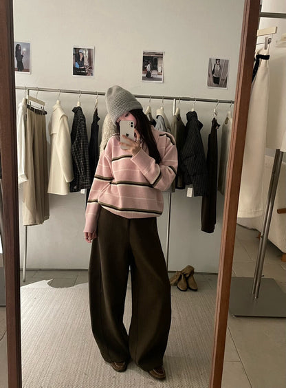 // 鈕扣polo翻領拼間針織NT