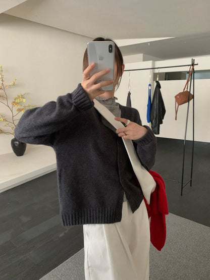 // 30%wool V領四色CD