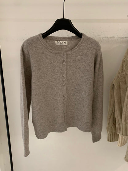 // 設計感特別鈕扣設計100%wool靚色CD