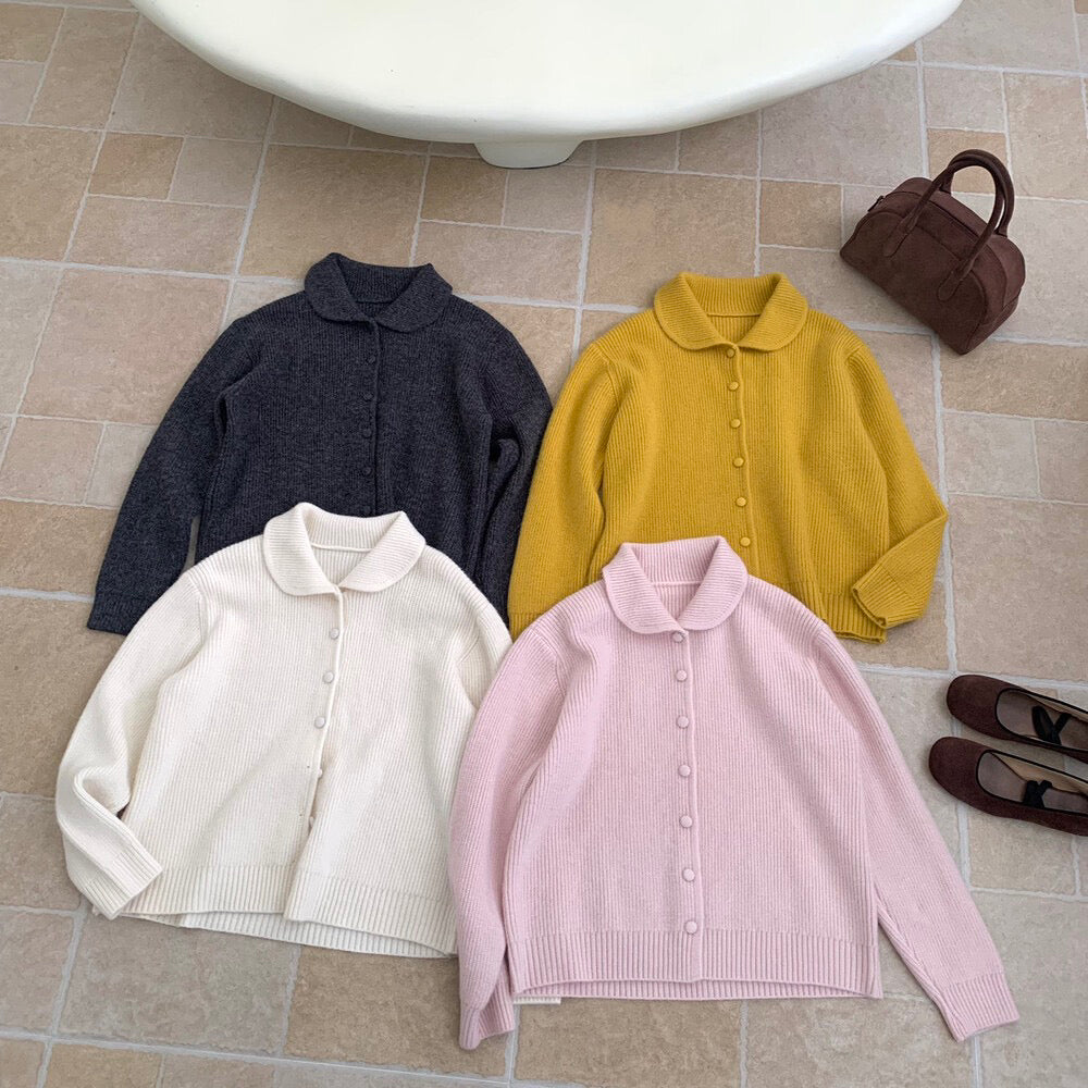 // 溫柔娃娃領包扣開胸NT