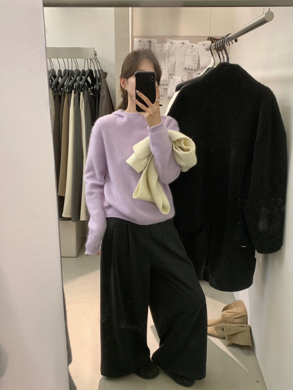 // 30%浣熊絨+30%羊毛保暖連帽毛衣