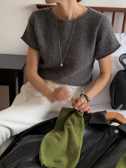 // alpaca手工織感短袖NT