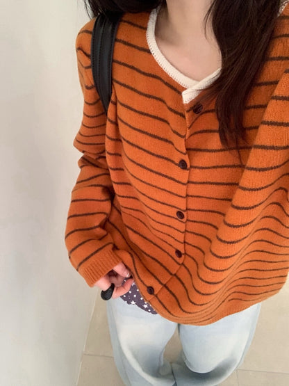 // 100%wool復古撞色包邊間條CD