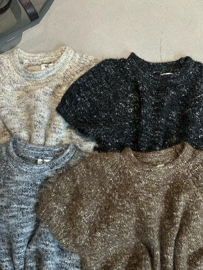 // 10%wool超軟糯混針短袖NT