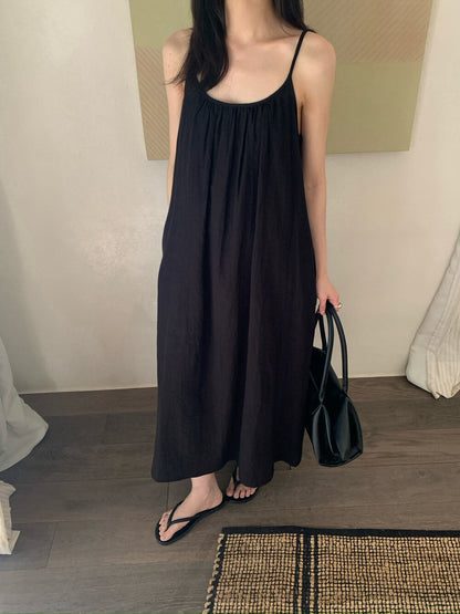 // 極簡風肌理感吊帶OPS