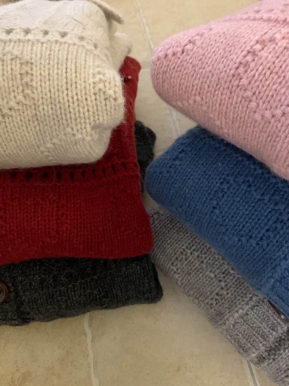 // 100%羊毛超美織紋翻領CD