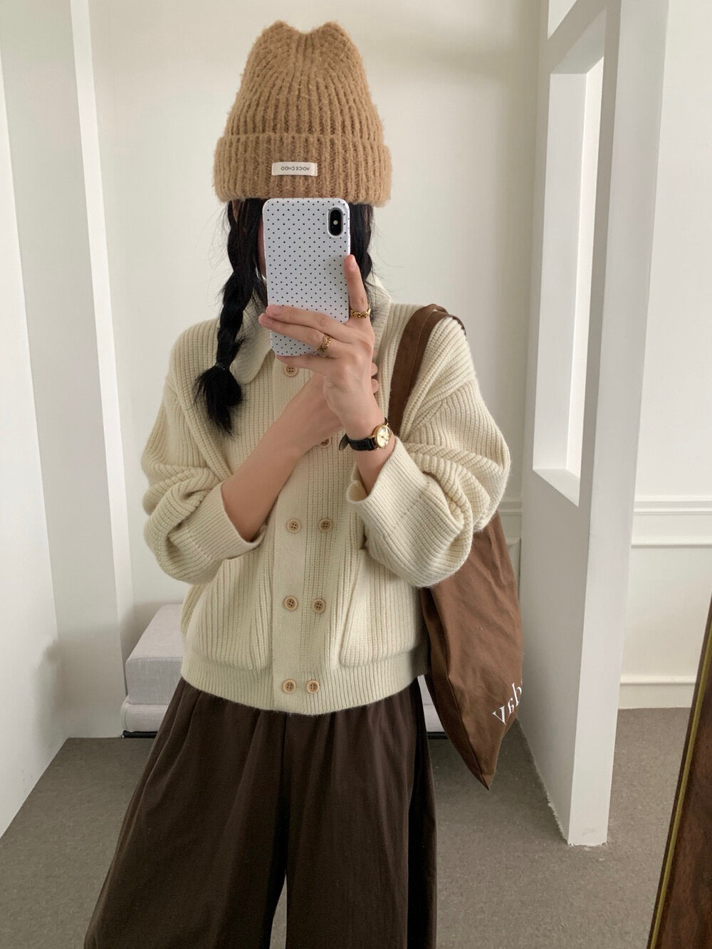 // 慵懶感雙排扣口袋翻領CD