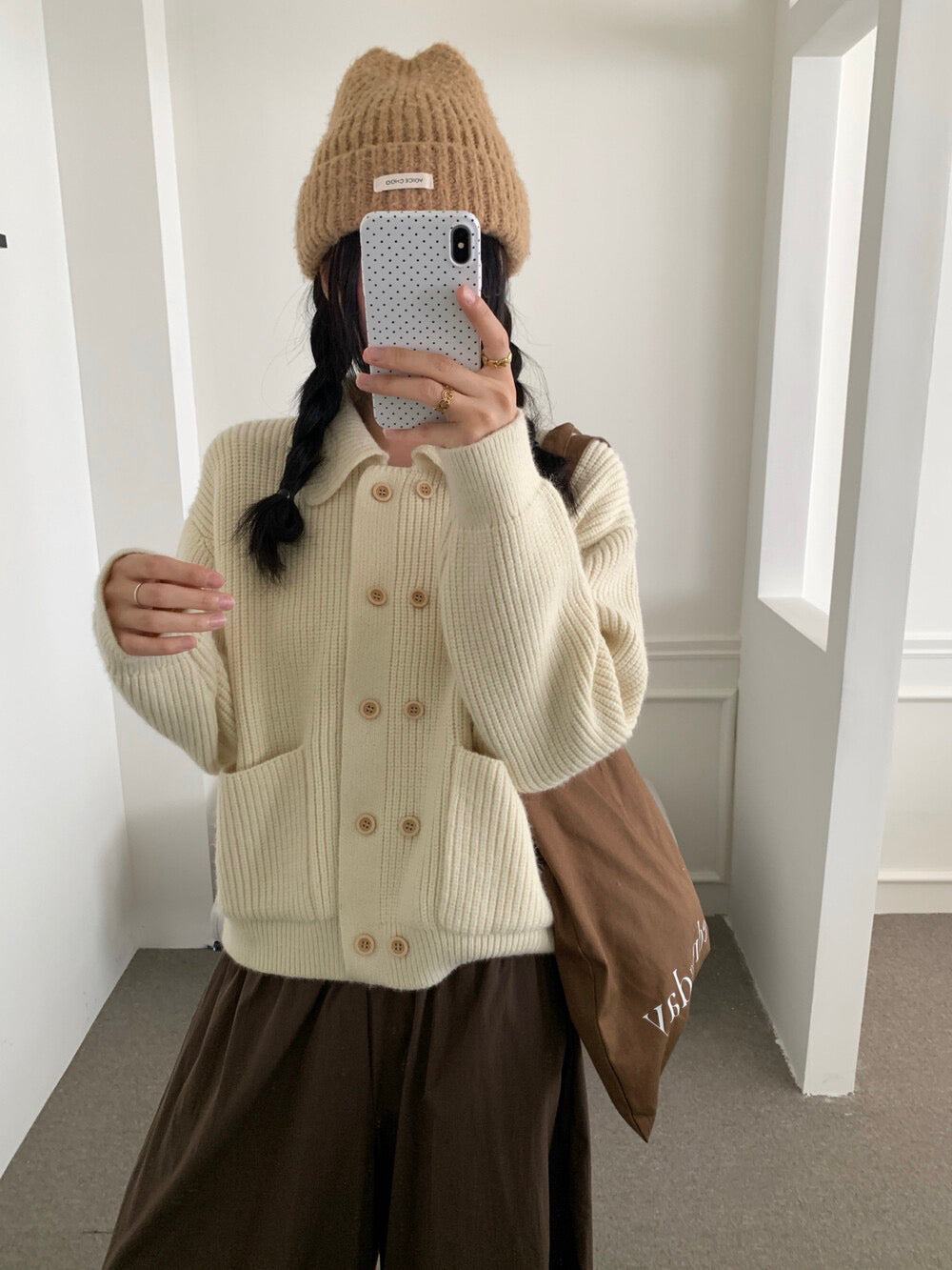 // 慵懶感雙排扣口袋翻領CD