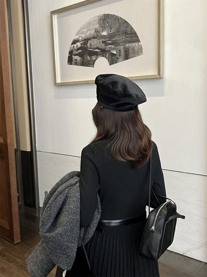 // 超顯瘦氣質百褶針織OPS