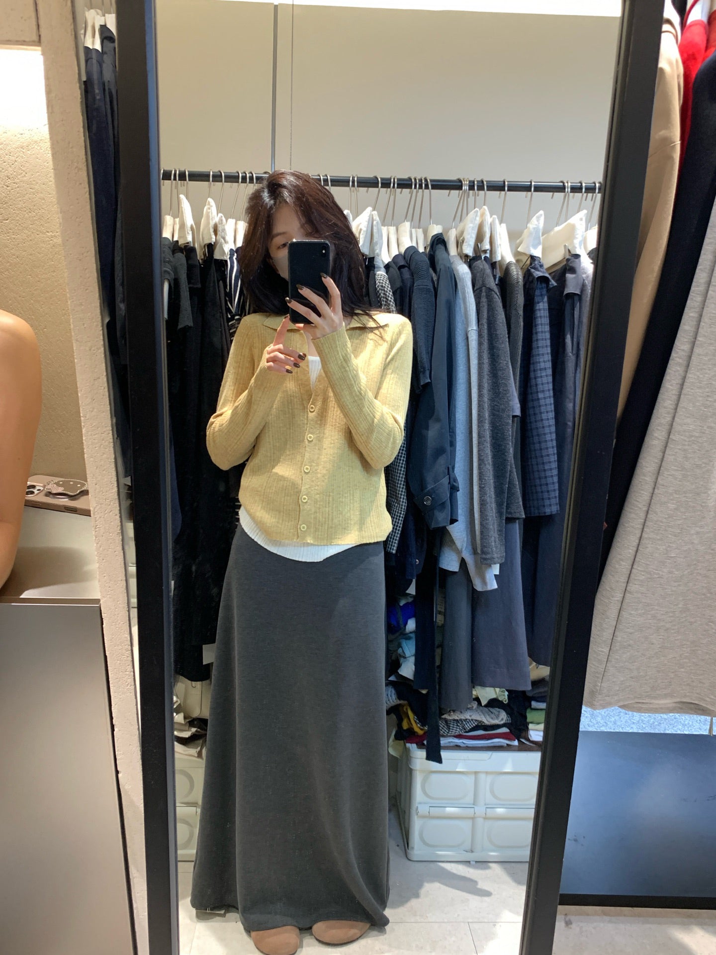 // 秒變紙片人微A字中裙