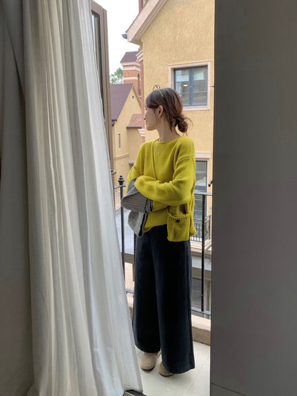 // 20%羊毛疏針圓領NT(連小袋仔)