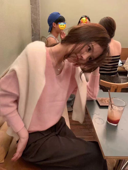 // ￼不易掉毛不易起球山羊絨毛衣