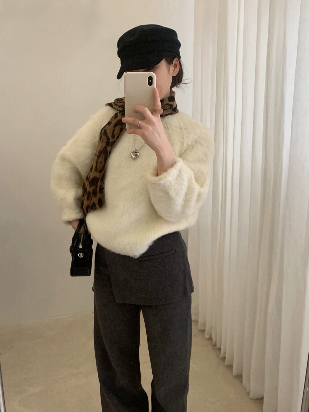 // 溫柔拉毛軟糯感毛衣