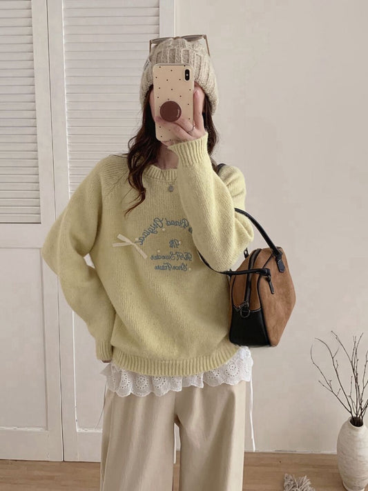 // 超美蝴蝶結絲帶加刺繡字NT