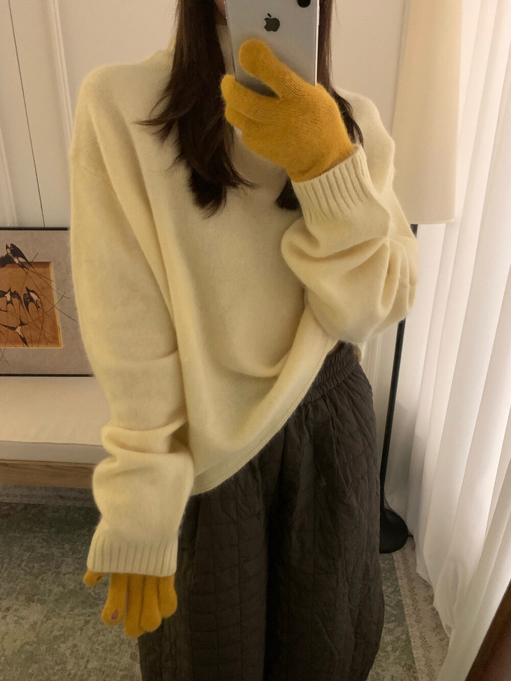 // 100%羊毛高質拉絨半領NT