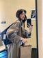 // 帥帥立領隨性trench coat