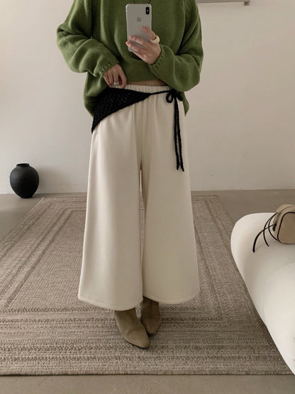 // 超軟糯後口袋羊毛糯米褲