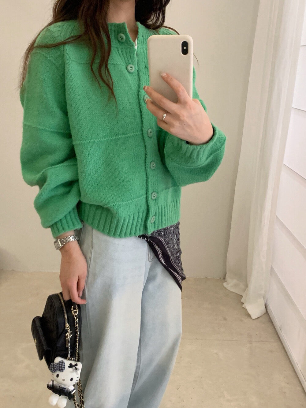 // 立體線條高飽和顏色織紋圓領CD