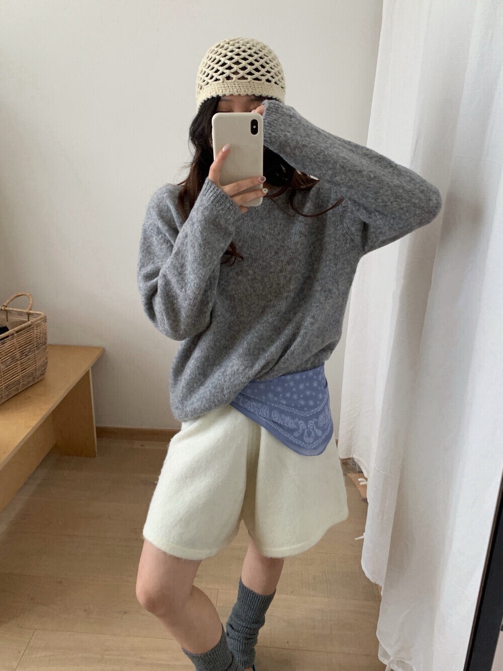 // 100%羊毛柔軟船領NT