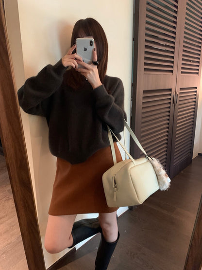 // 30%raccoon+20%羊毛超舒服靚色系毛衣