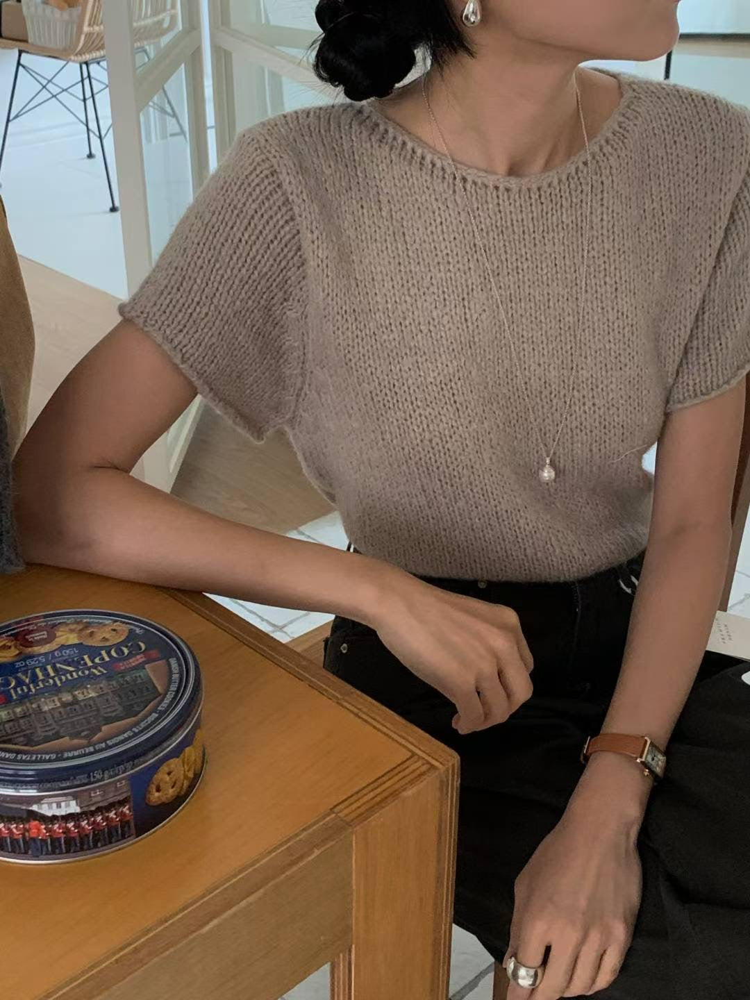 // alpaca手工織感短袖NT