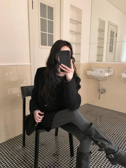 // 65%羊毛法式高級感小香風外套