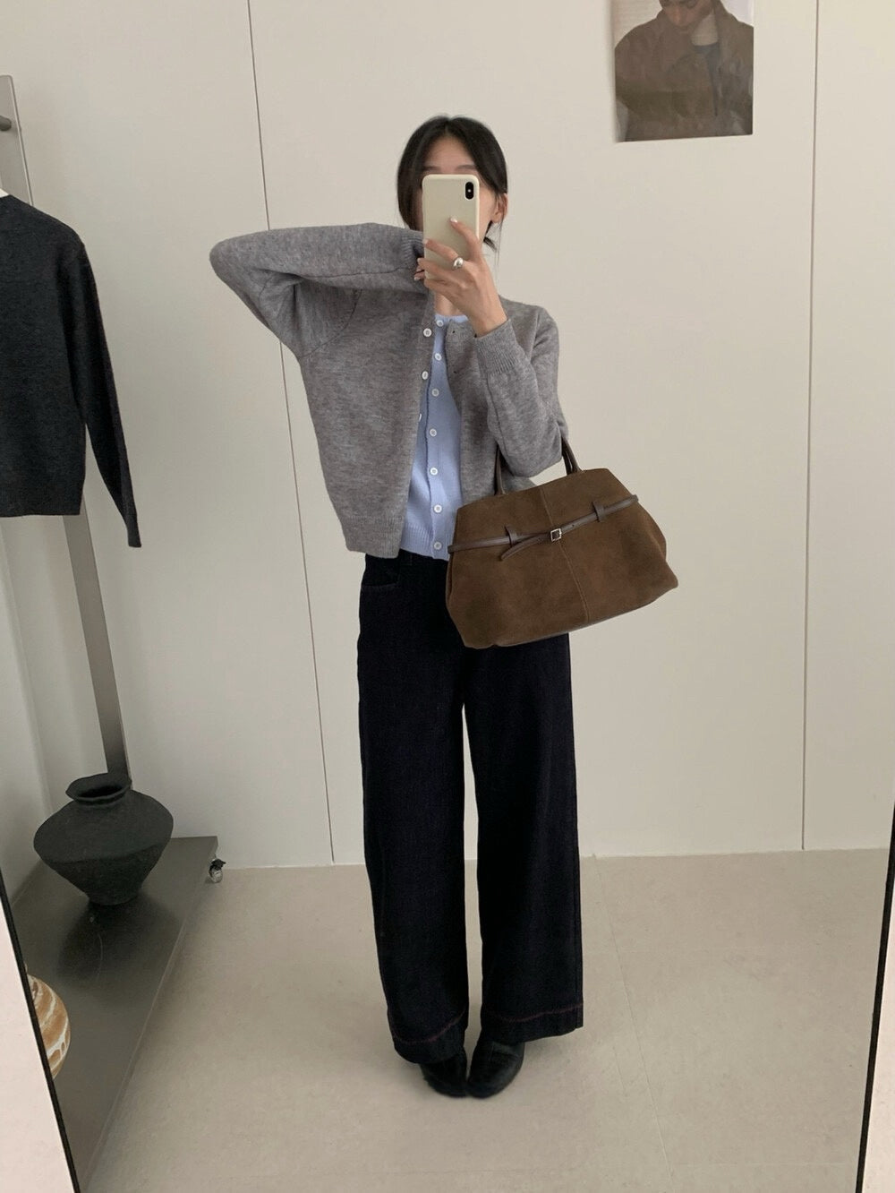 // 檔口爆款軟糯撞色假兩件CD