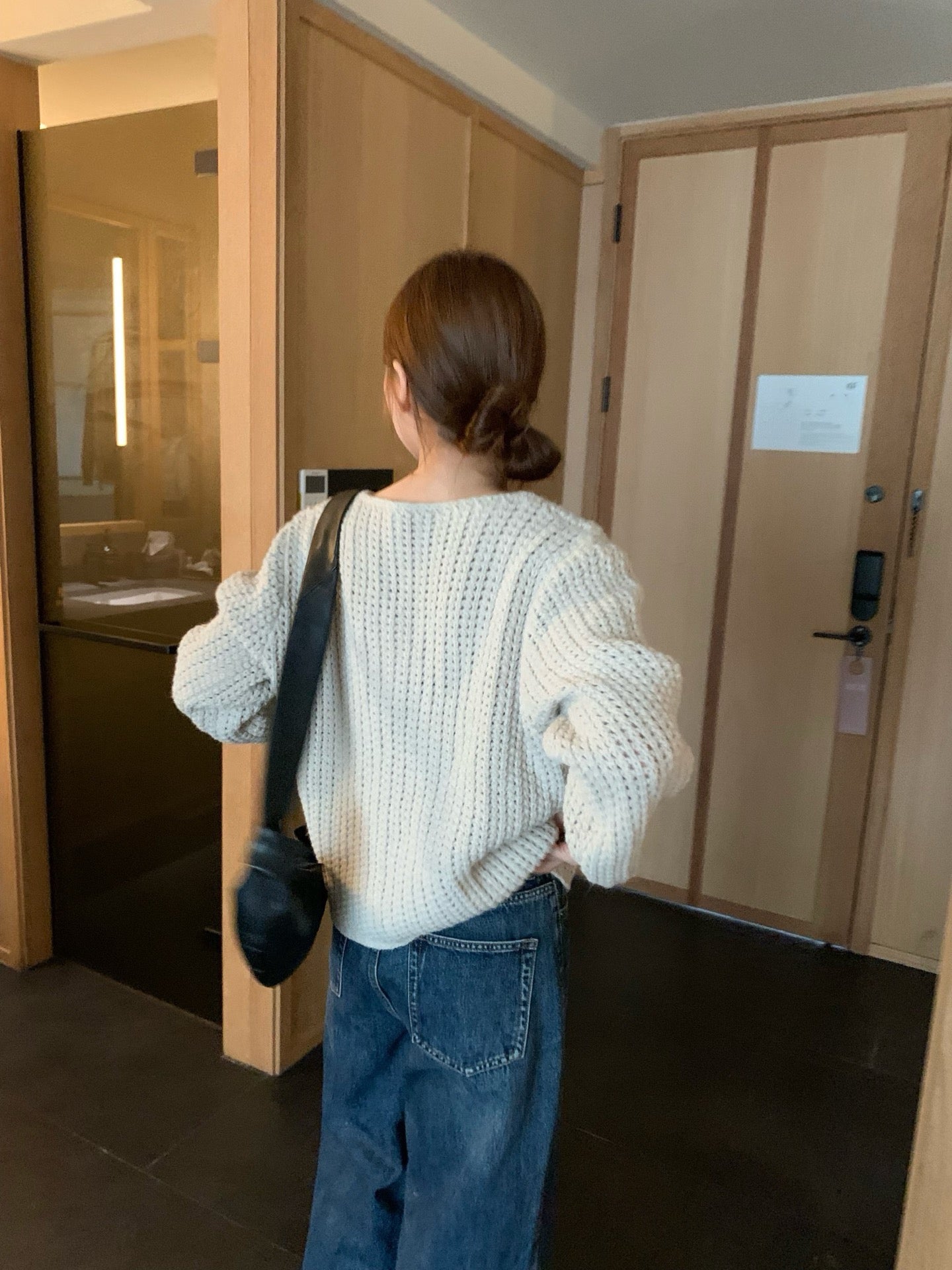 // 溫柔鏤空粗針織CD