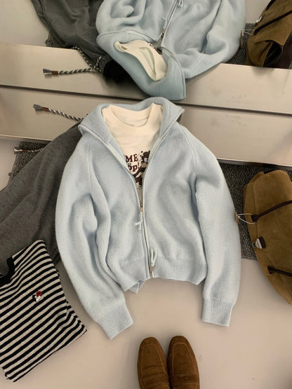 // 10%兔毛連糯拉鍊CD