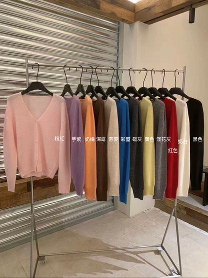 C36 / 必入顏色超美V領羊毛外套(100%羊毛)