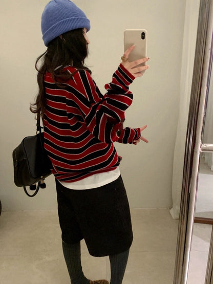 // 100%羊毛可拆領子柔軟間條NT