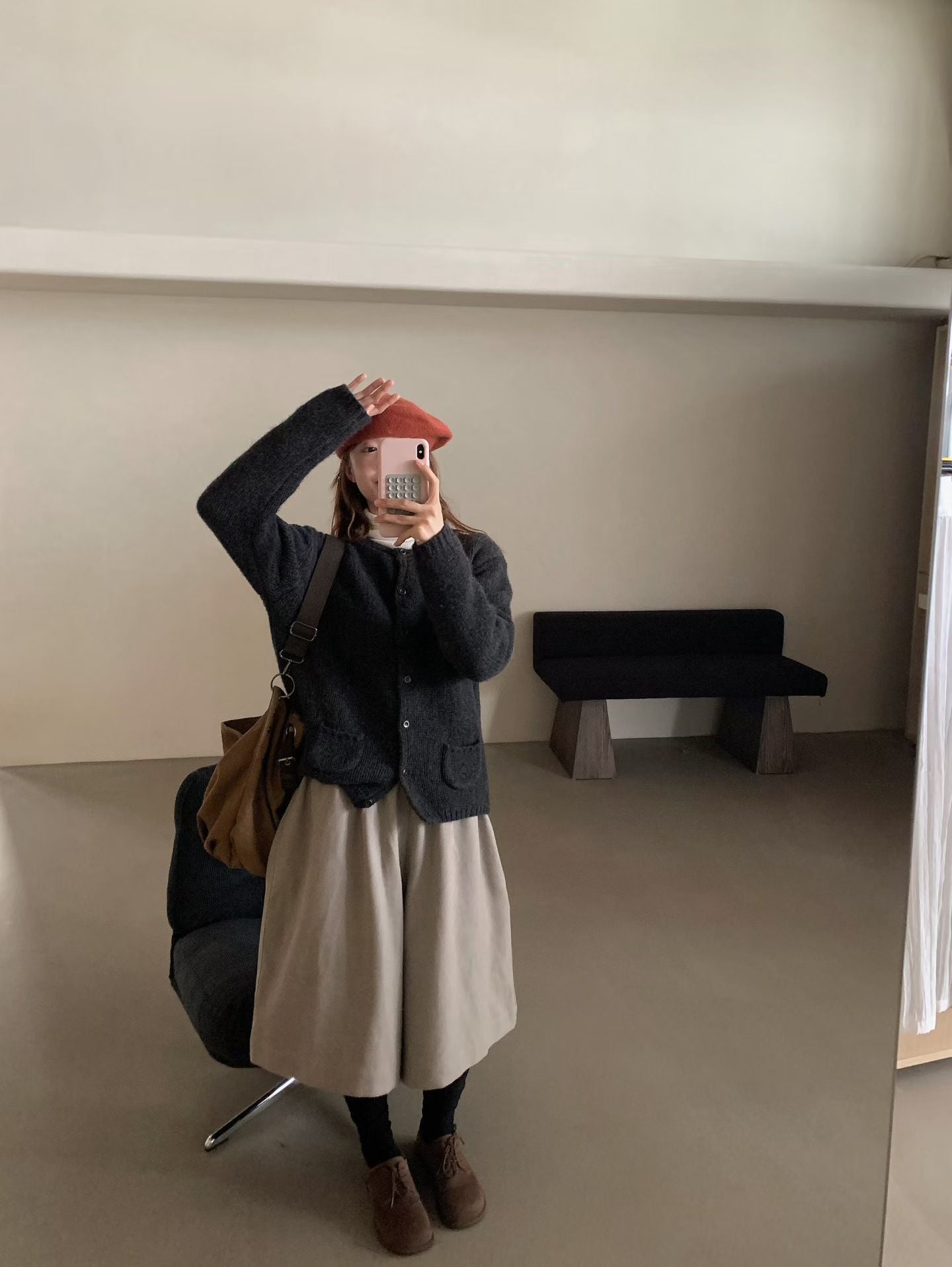 // 100%羊毛可愛弧邊小口袋CD