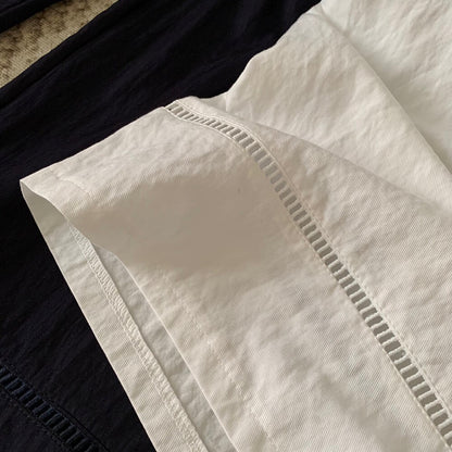 P04 / 超舒服鏤空褲腳設計休閒褲