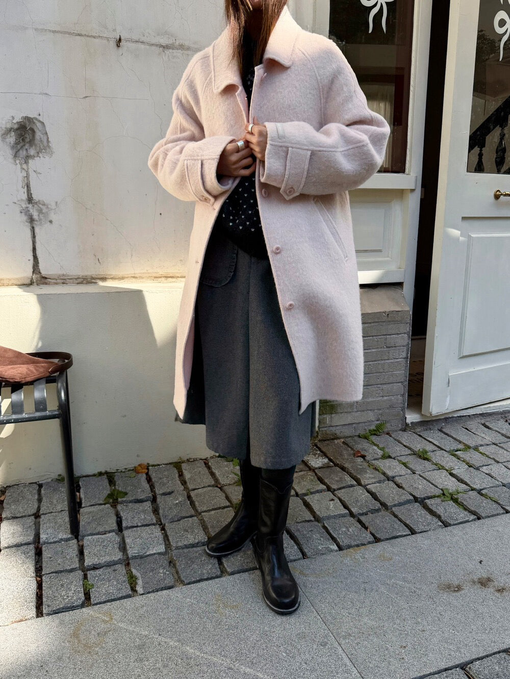 // 極高質20%alpaca+80%fine wool手工羊駝絨外套